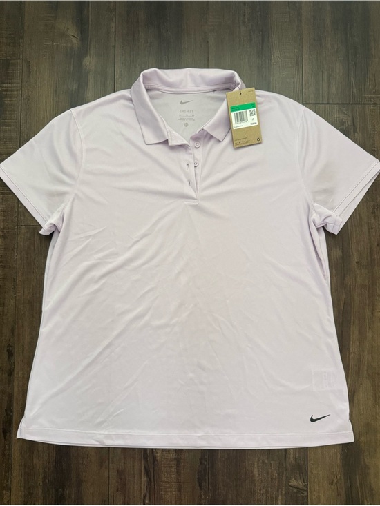 Nike Tops - Nike Dri-FIT Women’s Golf Polo Shirt Lavender Lilac XL NWT Athleisure Sports